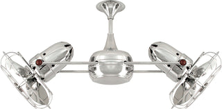 Matthews Fan Company - DD-CR-MTL-DAMP - Ceiling Fan - Duplo-Dinamico - Polished Chrome