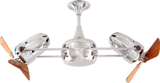 Matthews Fan Company - DD-CR-WD-DAMP - Ceiling Fan - Duplo-Dinamico - Polished Chrome