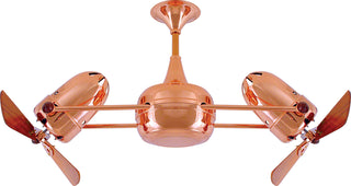 Matthews Fan Company - DD-CP-WD - Ceiling Fan - Duplo-Dinamico - Polished Copper