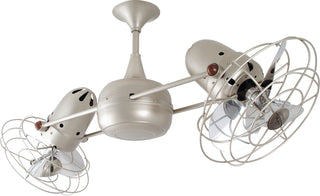 Duplo-Dinamico Ceiling Fan in Brushed Nickel
