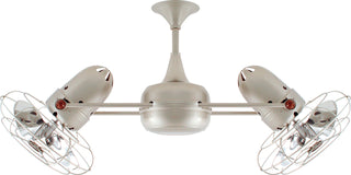 Matthews Fan Company - DD-BN-MTL-DAMP - Ceiling Fan - Duplo-Dinamico - Brushed Nickel