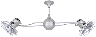 Italo Ventania Ceiling Fan in Brushed Nickel