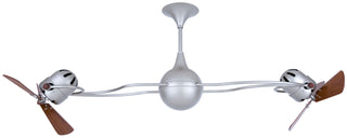 Matthews Fan Company - IV-BN-WD-DAMP - Ceiling Fan - Italo Ventania - Brushed Nickel