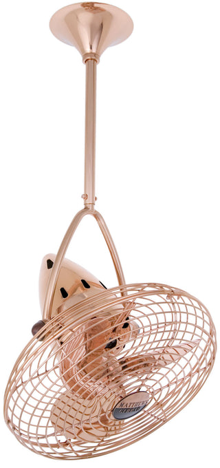 Matthews Fan Company - JD-CP-MTL - 13" Ceiling Fan - Jarold Direcional - Polished Copper