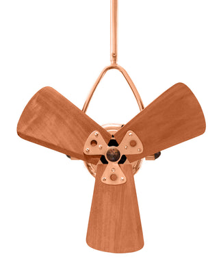 Jarold Direcional 16" Ceiling Fan in Polished Copper