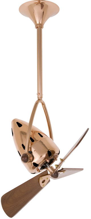 Matthews Fan Company - JD-CP-WD - 16" Ceiling Fan - Jarold Direcional - Polished Copper