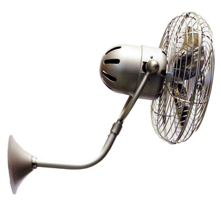 Michelle Parede 13" Wall Fan in Brushed Nickel