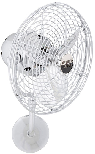 Matthews Fan Company - MP-CR-MTL - 13" Wall Fan - Michelle Parede - Polished Chrome