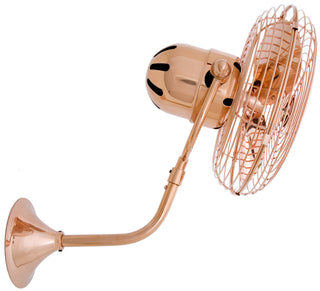 Michelle Parede 13" Wall Fan in Polished Copper