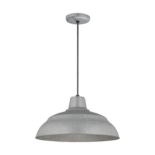 Millennium - RWHC17-GA - One Light Pendant - R Series - Galvanized