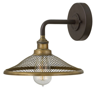 Rigby Small Single Light Sconce in Buckeye Bronze