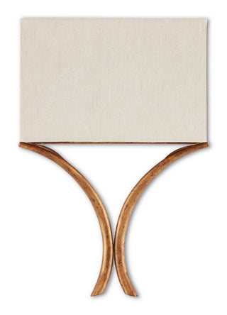 Cornwall One Light Wall Sconce in French Gold Leaf