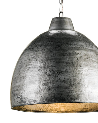 Earthshine One Light Pendant in Blackened Steel