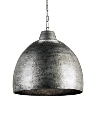 Earthshine One Light Pendant in Blackened Steel