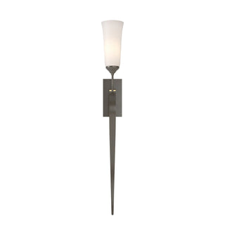 Hubbardton Forge - 204529-SKT-07-GG0350 - Sweeping Taper ADA Sconce - Sweeping Taper - Dark Smoke
