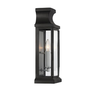 Brooke One Light Wall Mount in Black