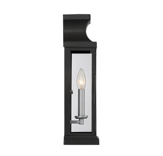 Brooke One Light Wall Mount in Black