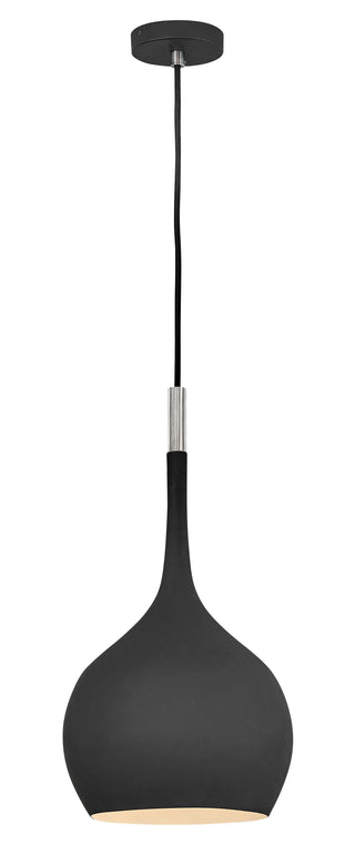 Ziggy Medium Pendant in Black