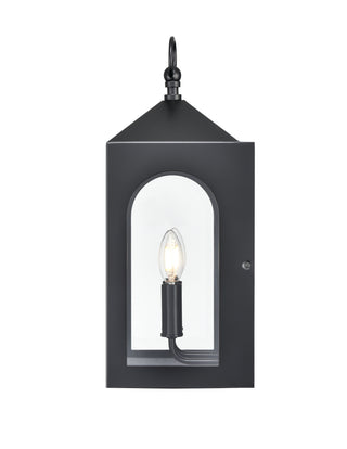 Bratton 2-Light Outdoor Wall Sconce Powder Coated Black