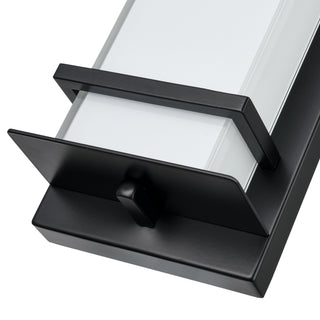 Outdoor Wall Sconce LED Powder Coated Black