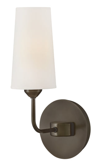 Lewis Medium Single Light Sconce in Black Oxide