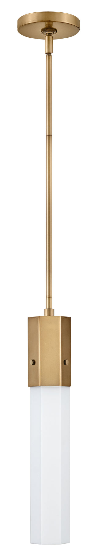 Facet Extra Small Pendant in Heritage Brass