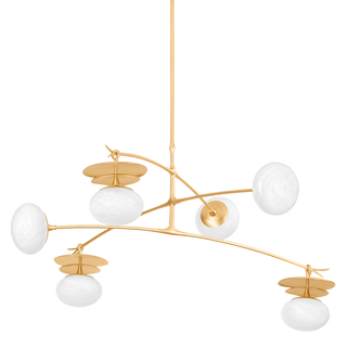 CEYLON Pendant In Vintage Gold Leaf Finish