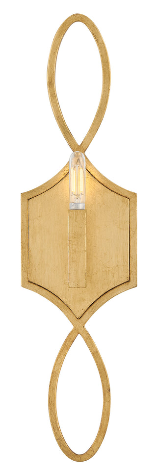 Leona Large Sconce in Distressed Brass
