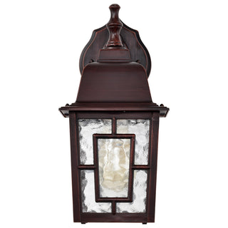 Banyan One Light Wall Lantern in Rustic Bronze