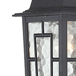 Banyan One Light Wall Lantern in Textured Black