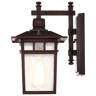 Cove Neck One Light Wall Lantern in Rustic Bronze