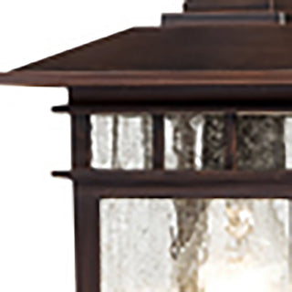 Cove Neck One Light Hanging Lantern in Rustic Bronze