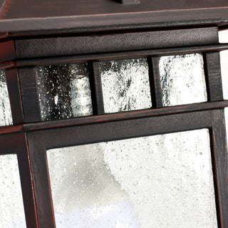 Cove Neck One Light Hanging Lantern in Rustic Bronze
