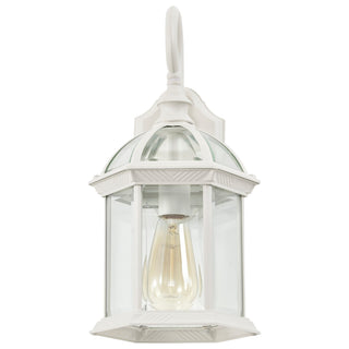 Boxwood One Light Wall Lantern in White