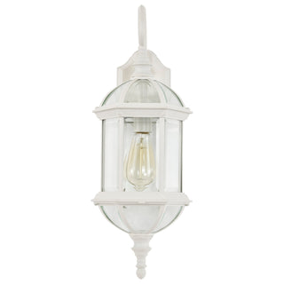 Boxwood One Light Wall Lantern in White