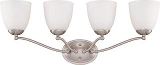Nuvo Lighting - 60-5034 - Four Light Vanity - Patton - Brushed Nickel