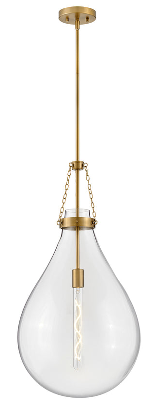 Eloise Large Pendant in Lacquered Brass