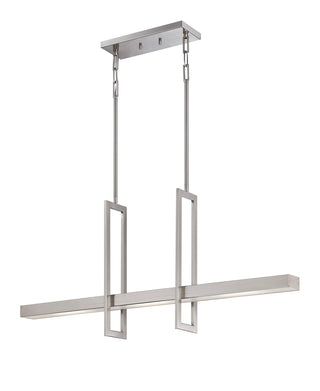 Nuvo Lighting - 62-136 - LED Island Pendant - Frame - Brushed Nickel
