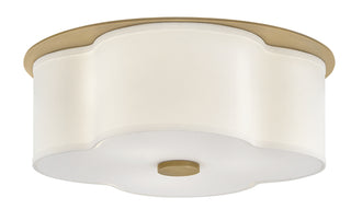 Delaney Medium Flush Mount in Heritage Brass