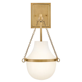 Collins Medium Single Light Sconce in Heritage Brass