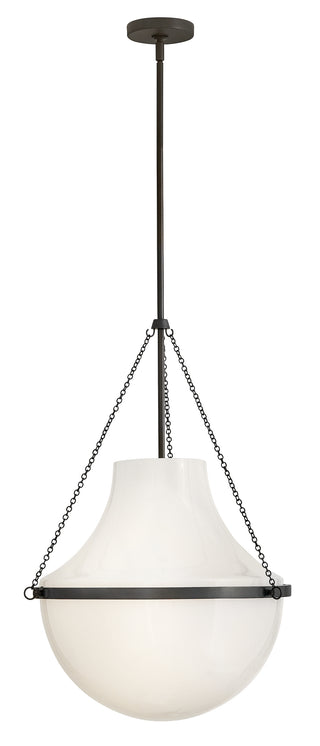 Collins Large Pendant in Black Oxide
