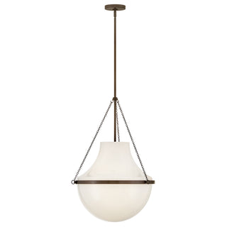 Collins Large Pendant in Heritage Bronze