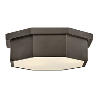 Facet Medium Flush Mount in Black Oxide