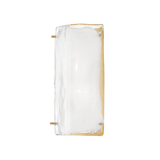 Hines Wall Sconce with Aged Brass Finish