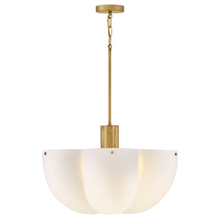 Becca Medium Chandelier in Heritage Brass