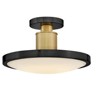 Kieran Medium Semi-Flush Mount in Black