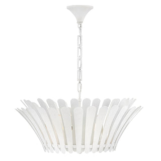 Reina Medium Tapered Chandelier in Textured Plaster