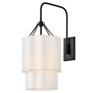 Gwen Large Single Light Sconce in Black