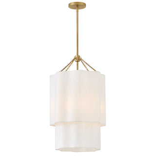 Gwen Large Pendant in Lacquered Brass