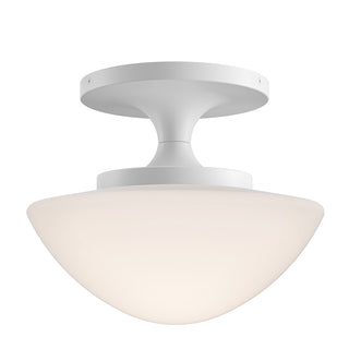 Knox Small Semi-Flush Mount in Chalk White